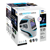 GYS Schweißhelm LCD ERGOTECH 5-9/9-13 SILVER TRUE COLOR 044173